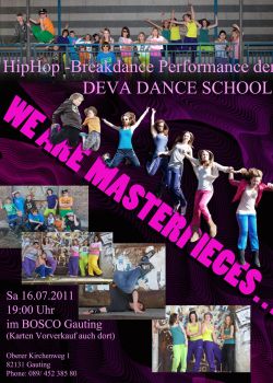 Plakat Deva Dance School 2011 - We are Masterpieces …